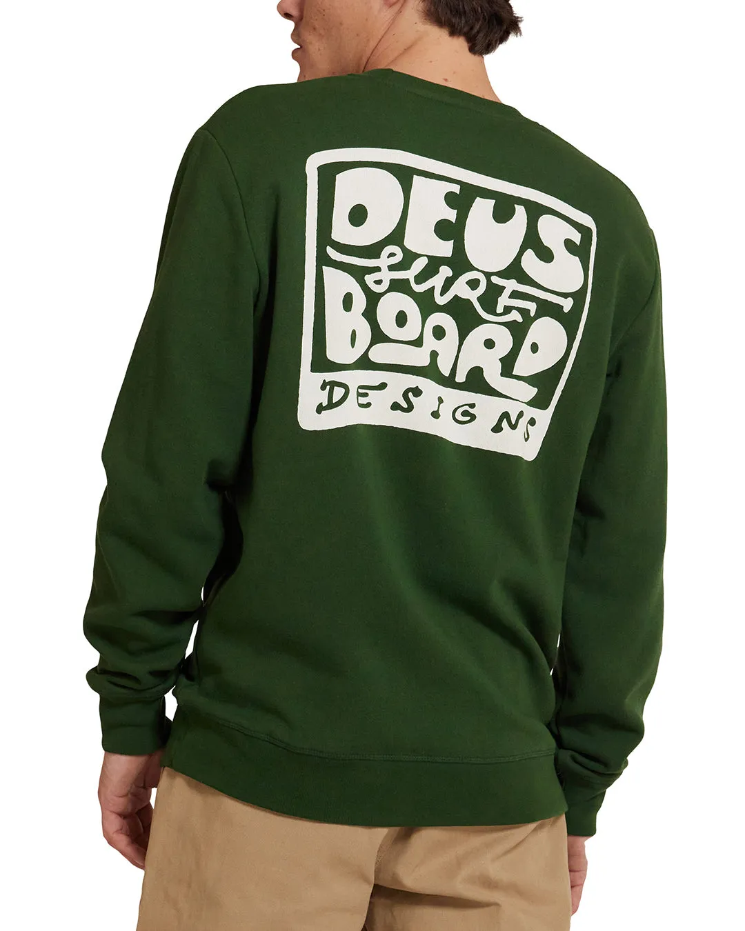 Nice To See You Crew - Hillside Green sold by Deus Ex Machina product image thumbnail 2
