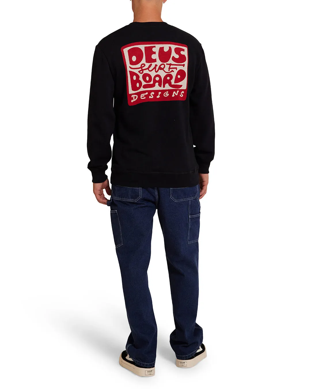 Nice To See You Crew - Black sold by Deus Ex Machina product image thumbnail 3