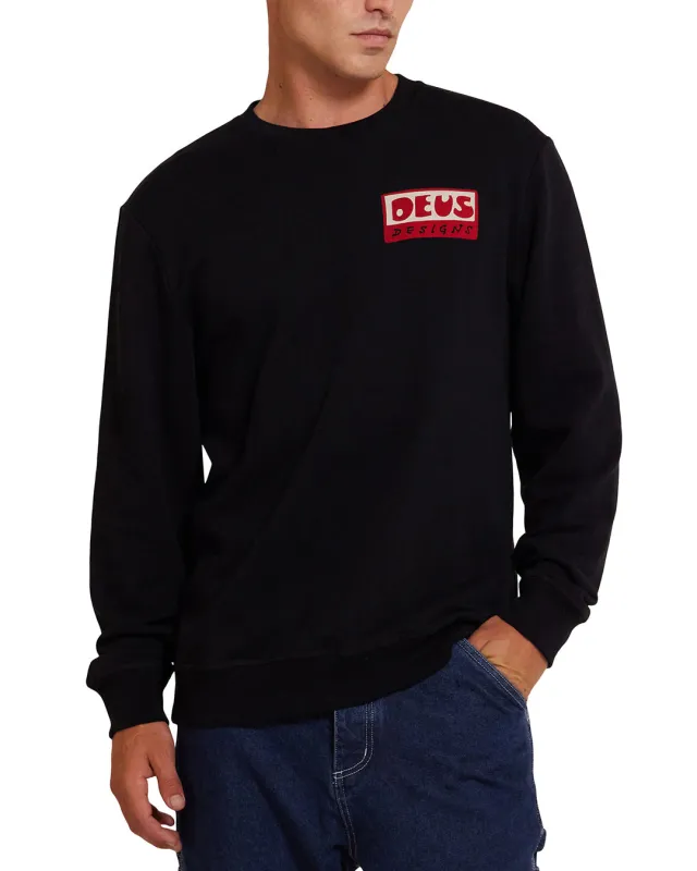 Nice To See You Crew - Black made by Deus Ex Machina