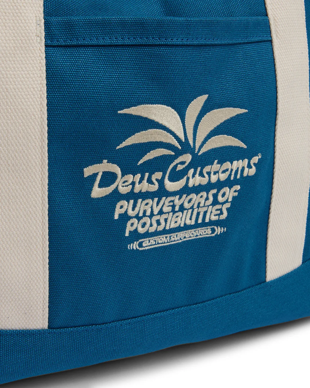 Coast Tote Bag - Moroccan Blue sold by Deus Ex Machina product image thumbnail 3