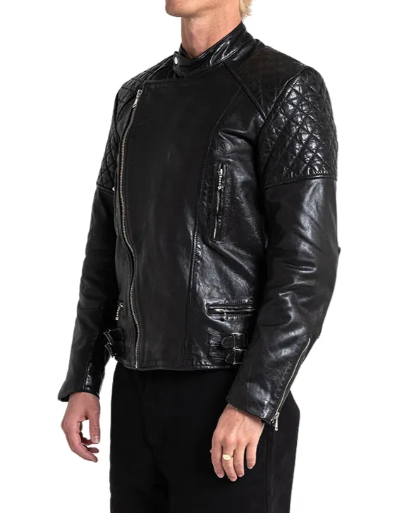 Lightning Leather Jacket - Black sold by Deus Ex Machina product image thumbnail 2