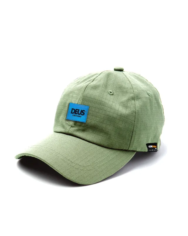 Sawyer Cordura Cap - Sage Green sold by Deus Ex Machina