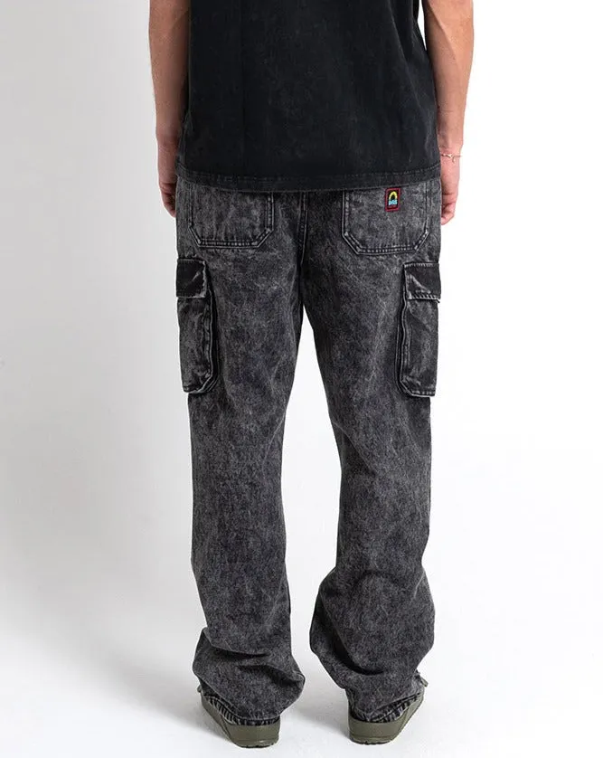 Burly Cargo Pant - Mid Black sold by Deus Ex Machina product image thumbnail 2