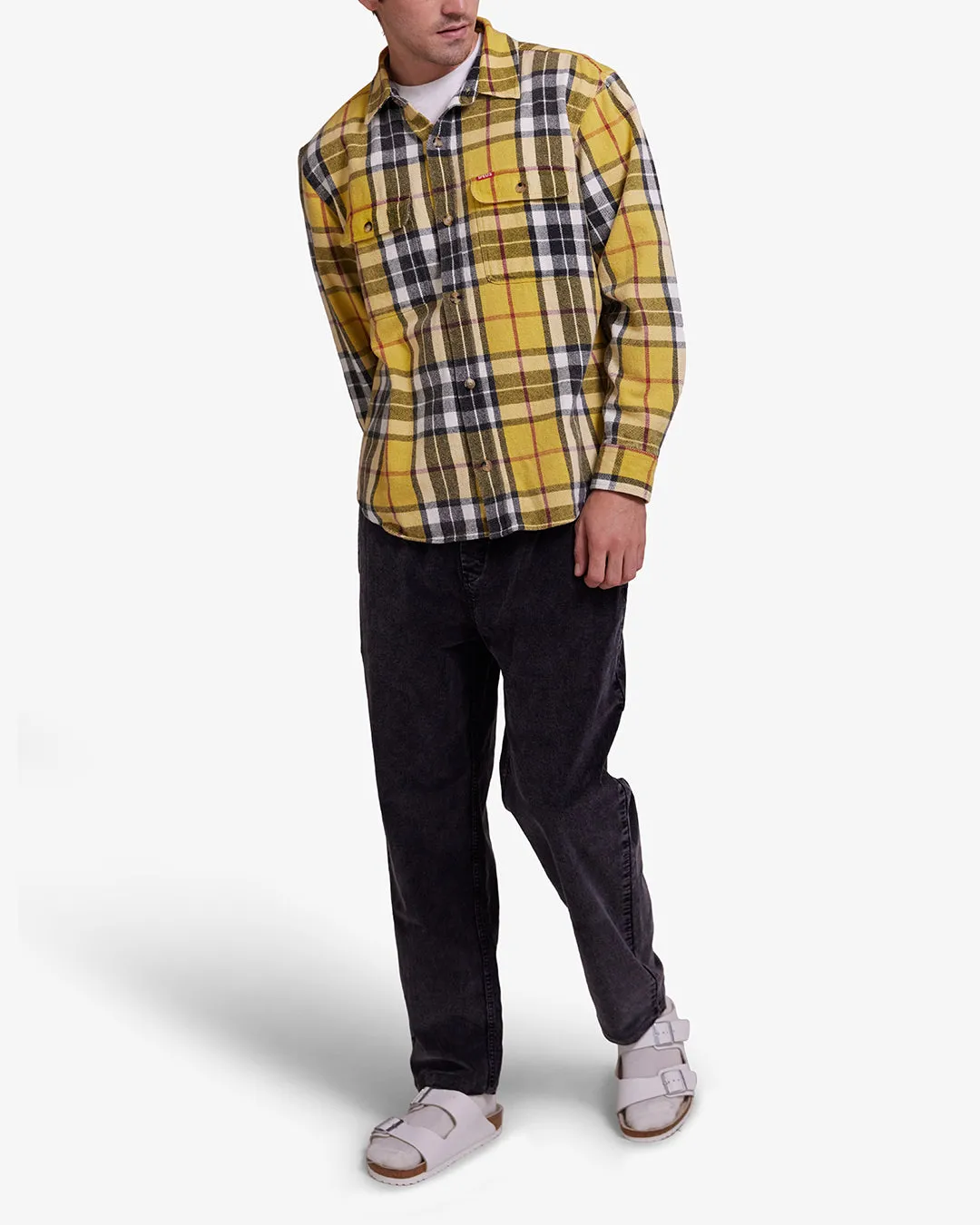 Vacay Check Shirt - Lemon sold by Deus Ex Machina product image thumbnail 3