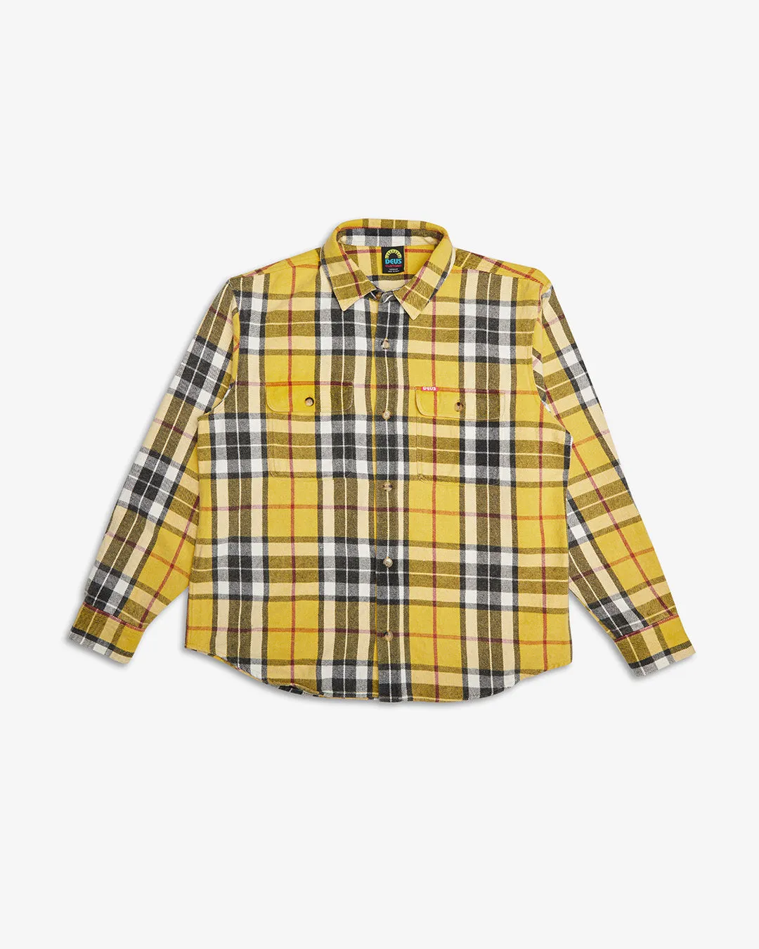 Vacay Check Shirt - Lemon sold by Deus Ex Machina product image thumbnail 4