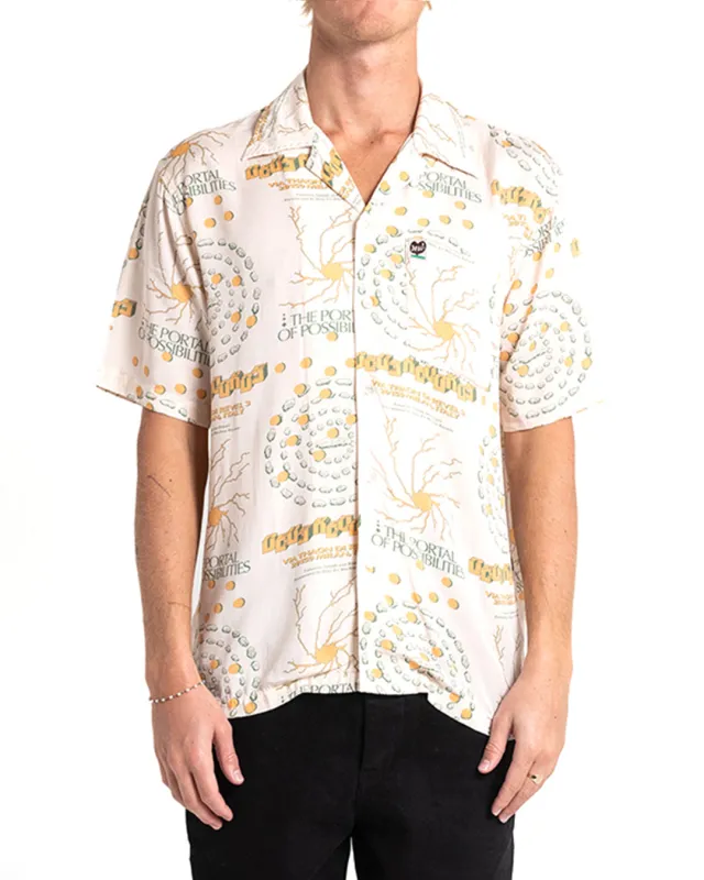 Smithson Short Sleeve Shirt - Dirty White sold by Deus Ex Machina