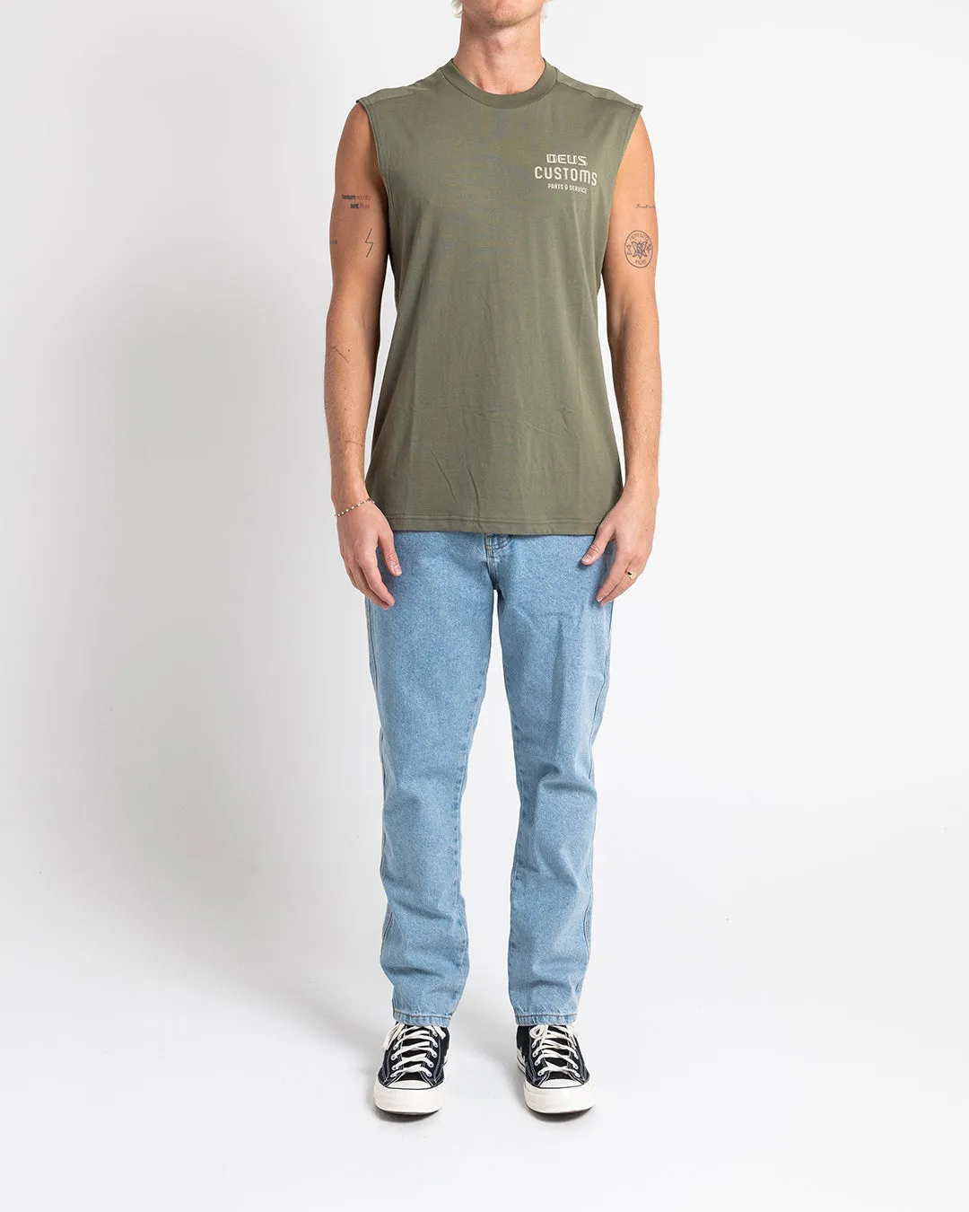 Chrome Muscle - Lichen Green sold by Deus Ex Machina product image thumbnail 5