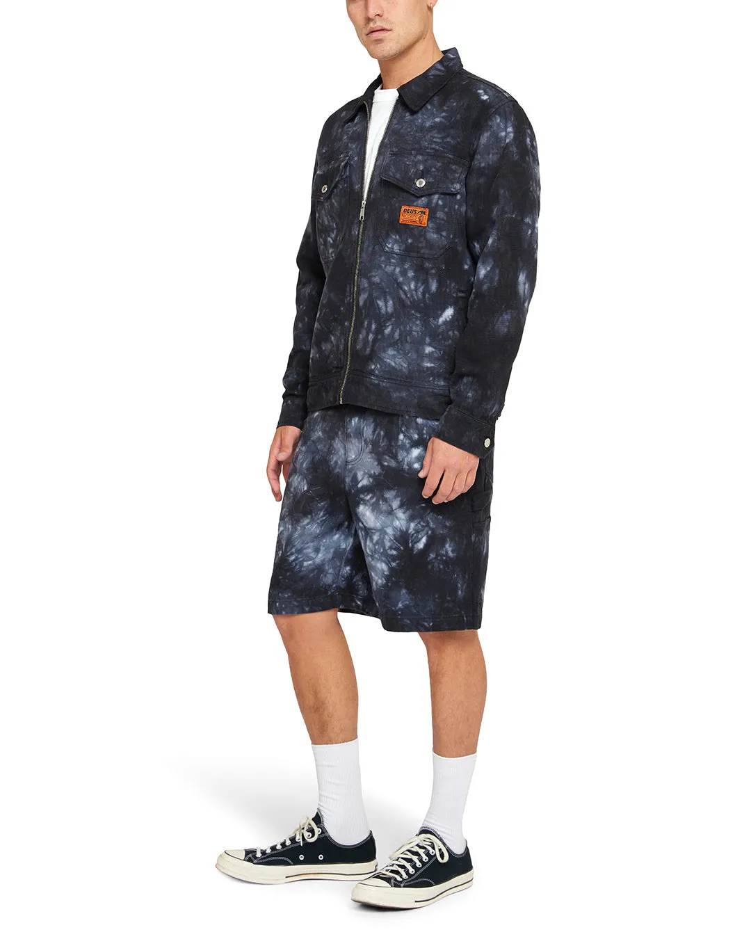 Ortiz Tie Dye Jacket - Anthracite sold by Deus Ex Machina product image thumbnail 3