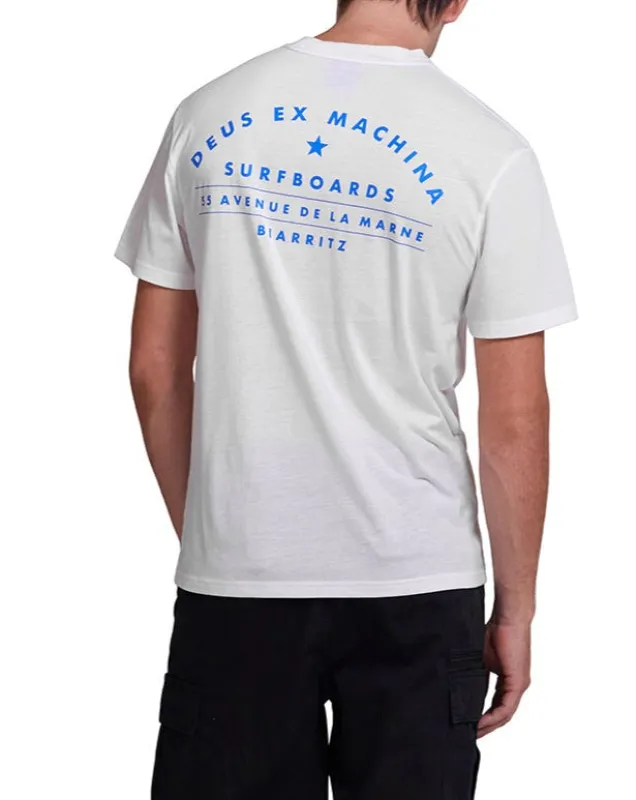 Biarritz Surf Tee - Vintage White sold by Deus Ex Machina