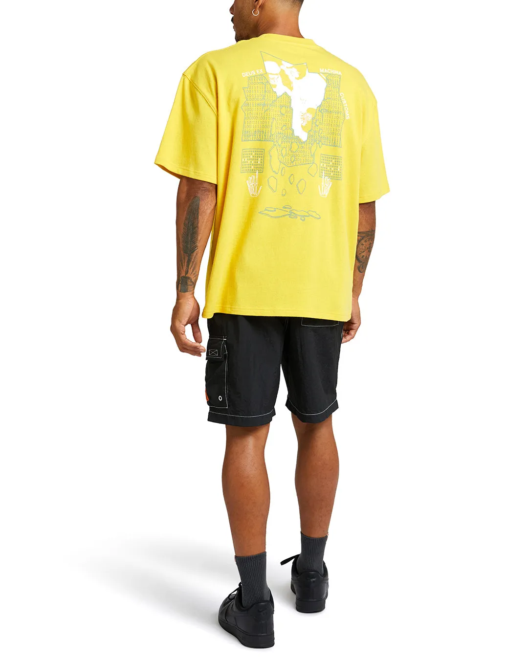 Primitive Learning Tee - Cyber Yellow sold by Deus Ex Machina product image thumbnail 2