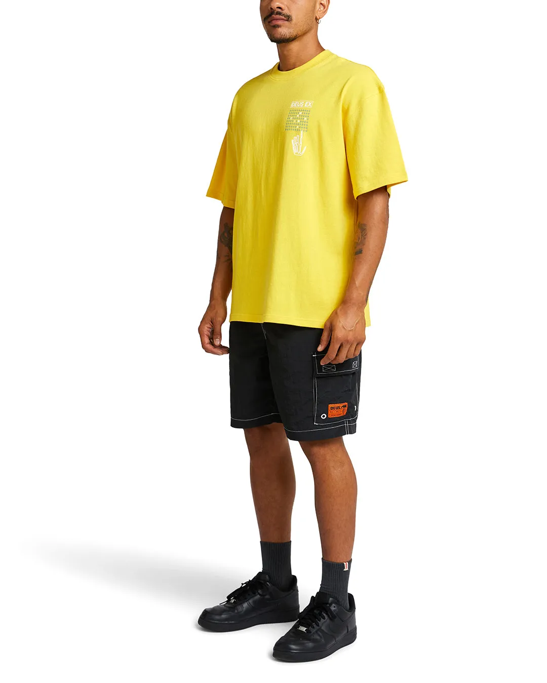 Primitive Learning Tee - Cyber Yellow sold by Deus Ex Machina product image thumbnail 3