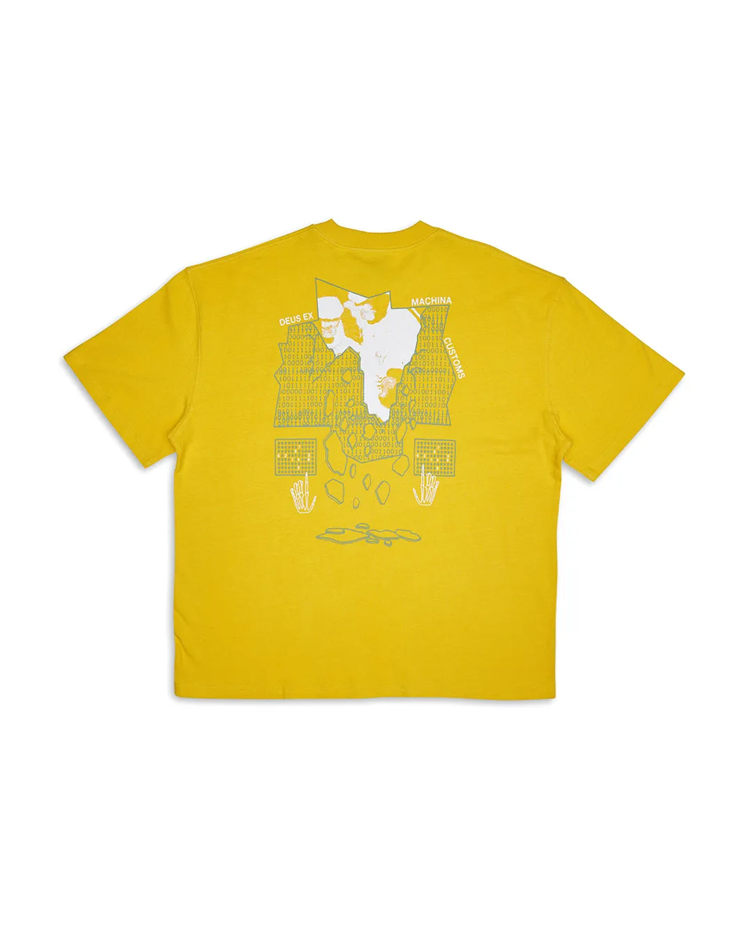 Primitive Learning Tee - Cyber Yellow sold by Deus Ex Machina product image thumbnail 5