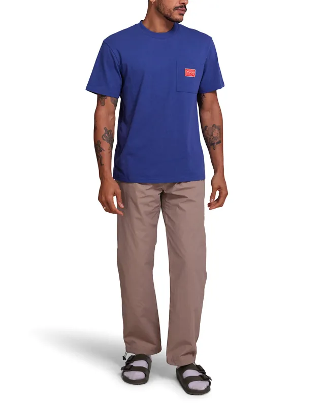 Venture Pocket Tee - Dusty Blue made by Deus Ex Machina