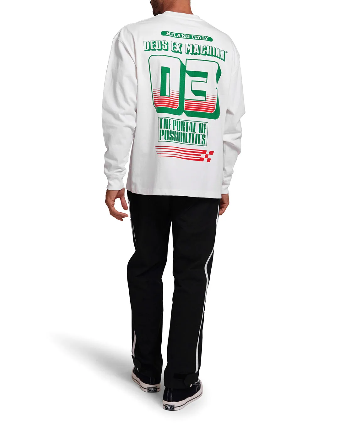 Campaign Long Sleeve Tee - Vintage White sold by Deus Ex Machina product image thumbnail 2