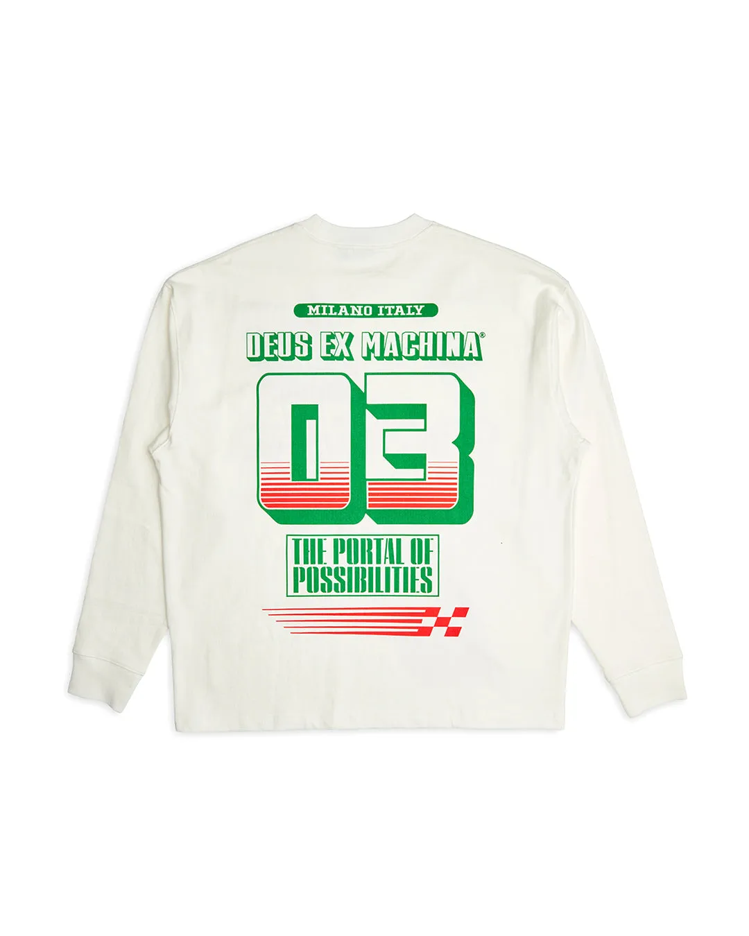 Campaign Long Sleeve Tee - Vintage White sold by Deus Ex Machina product image thumbnail 5