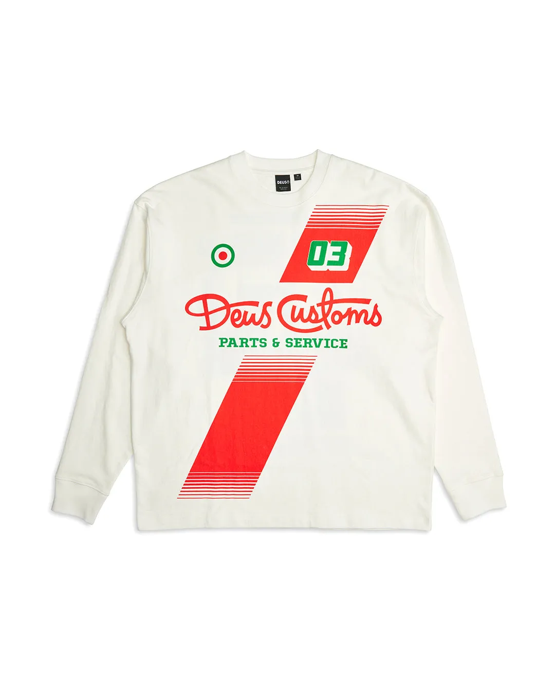 Campaign Long Sleeve Tee - Vintage White sold by Deus Ex Machina product image thumbnail 4