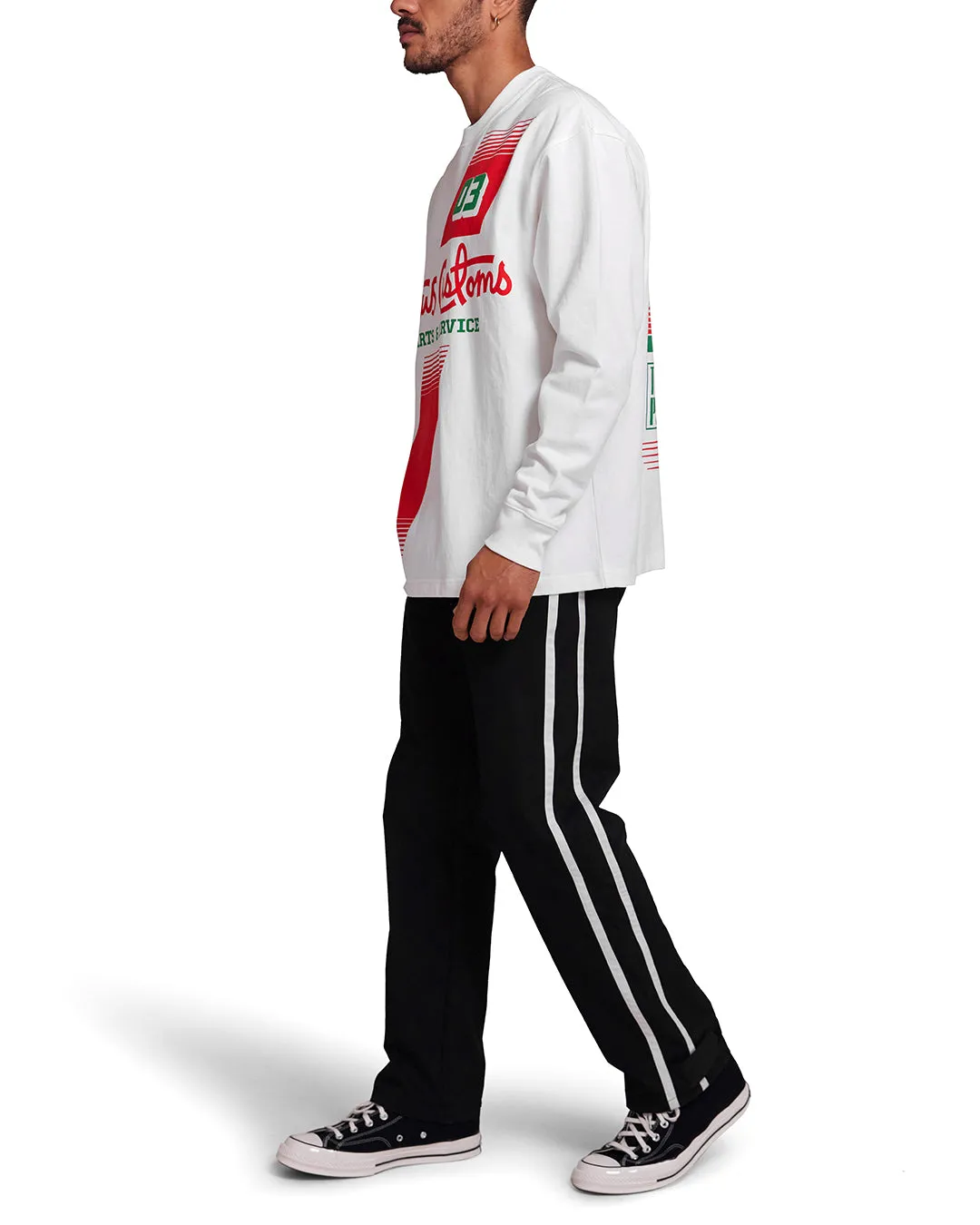 Campaign Long Sleeve Tee - Vintage White sold by Deus Ex Machina product image thumbnail 3