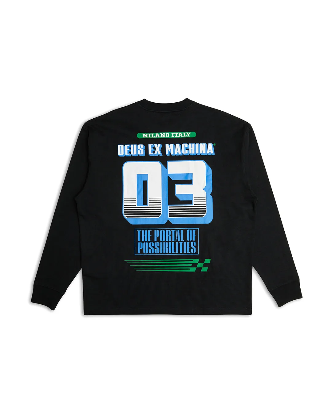 Campaign Long Sleeve Tee - Black sold by Deus Ex Machina product image thumbnail 5