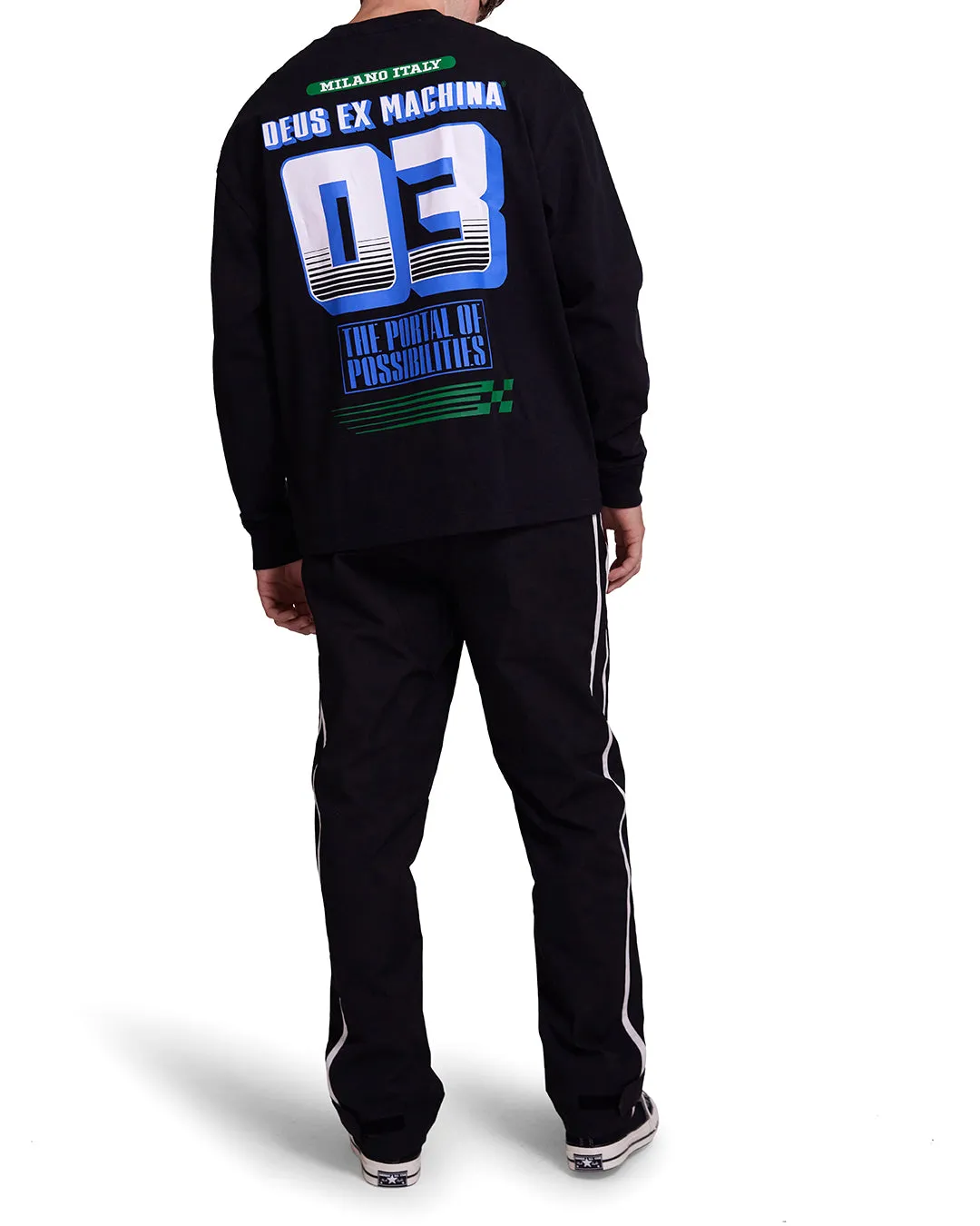 Campaign Long Sleeve Tee - Black sold by Deus Ex Machina product image thumbnail 2
