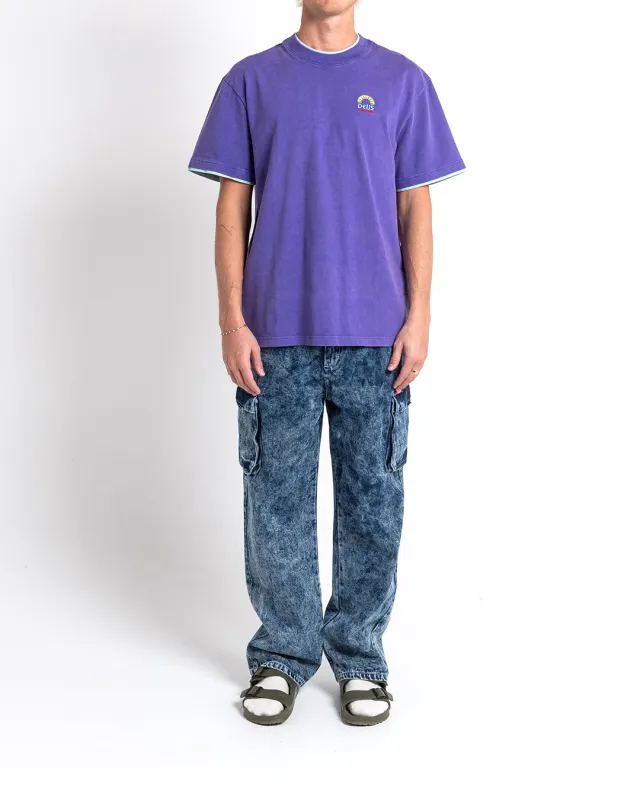 Double Up Tee - Deep Blue made by Deus Ex Machina