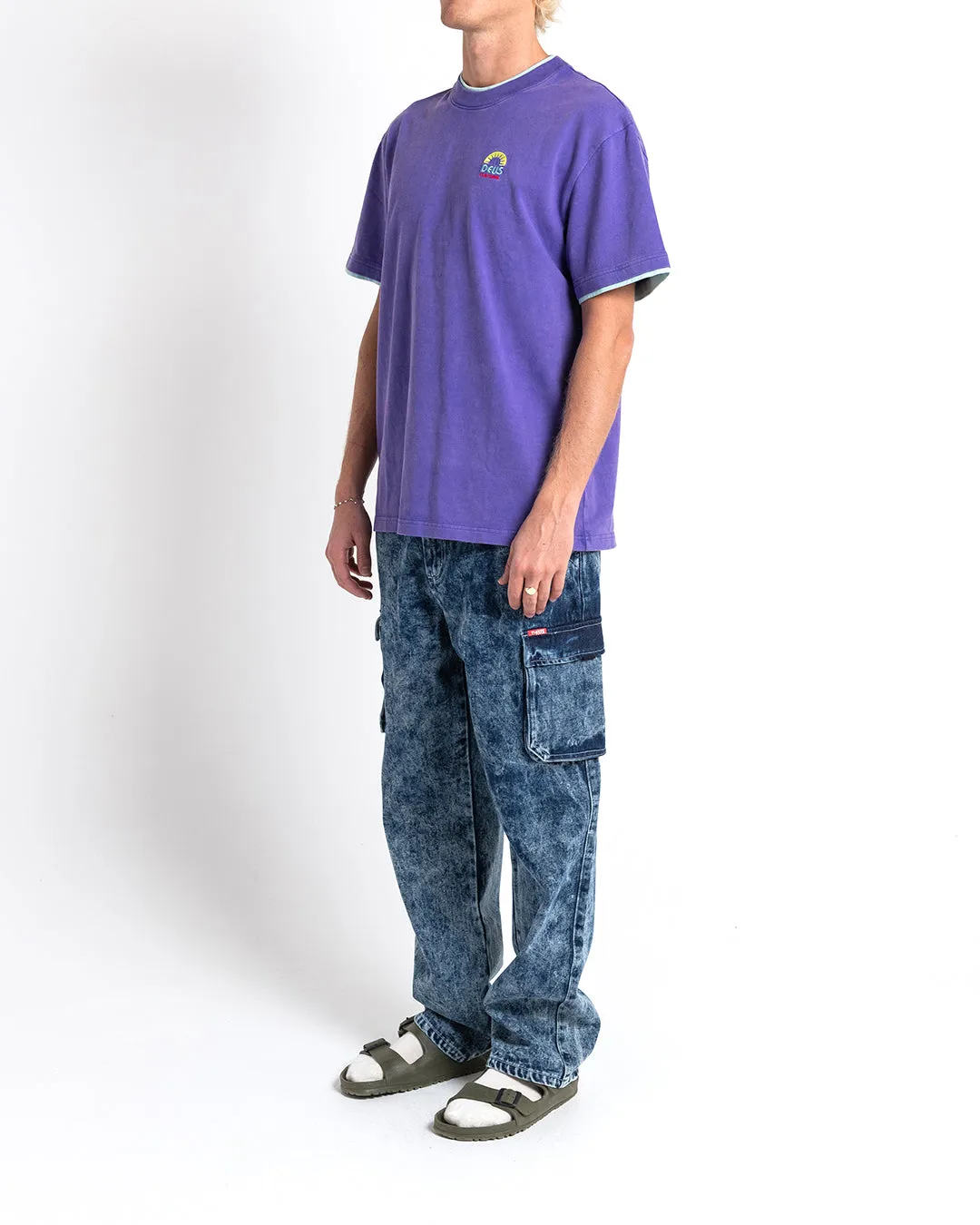 Double Up Tee - Deep Blue sold by Deus Ex Machina product image thumbnail 3