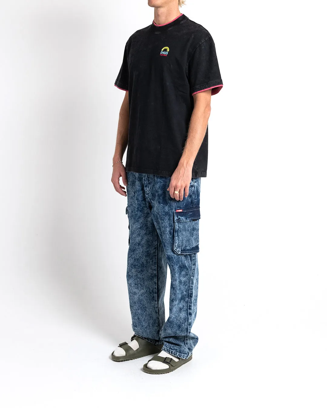 Double Up Tee - Anthracite sold by Deus Ex Machina product image thumbnail 3