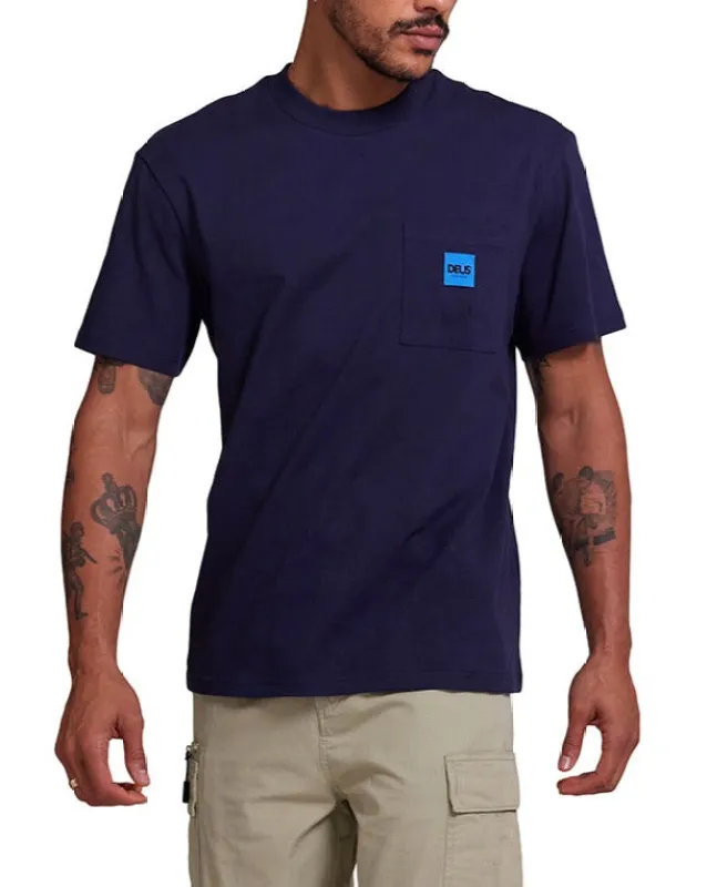 Take Off Pocket Tee - Navy sold by Deus Ex Machina