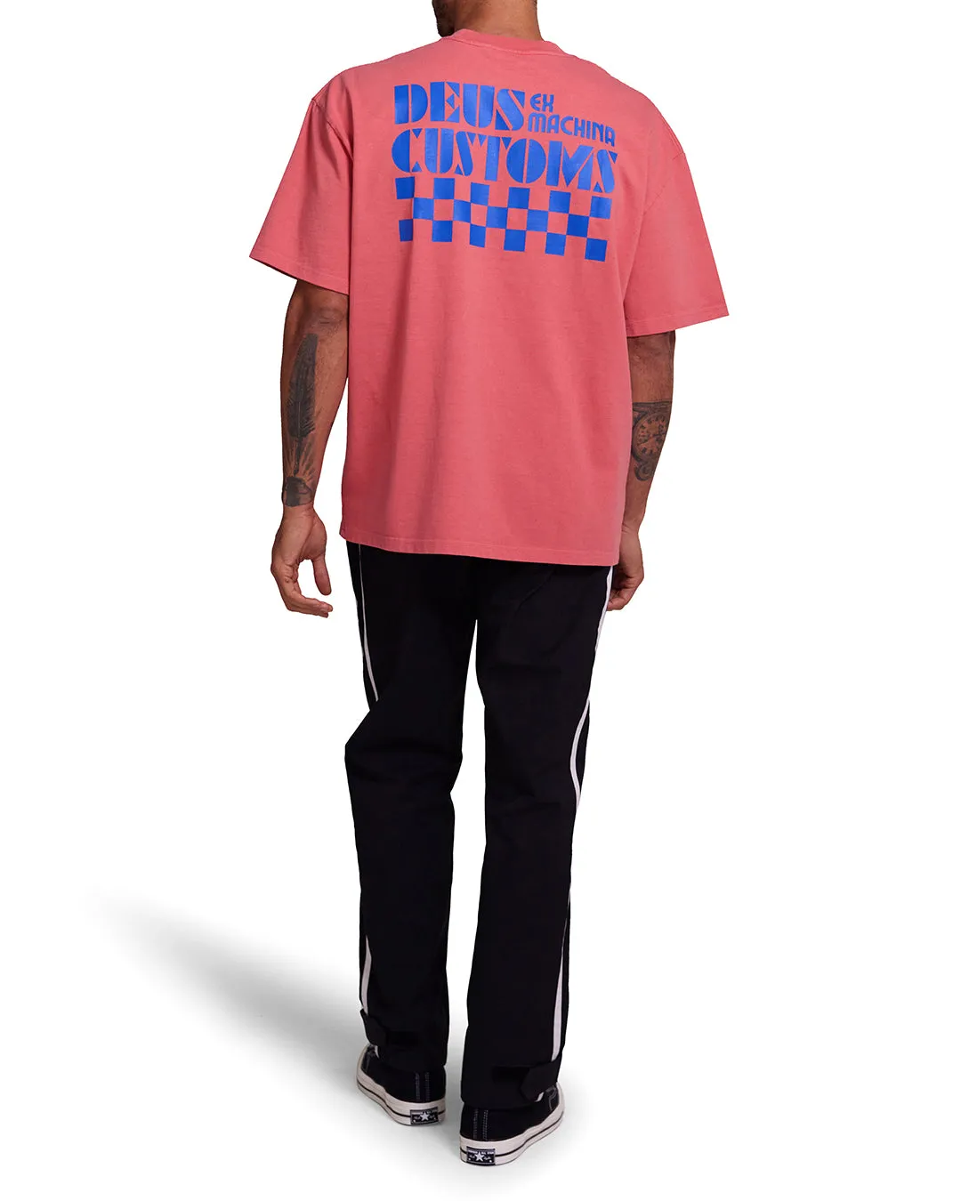 Trip Tee - Raspberry sold by Deus Ex Machina product image thumbnail 2