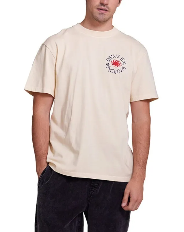 Custom Leisure Tee - Dirty White made by Deus Ex Machina