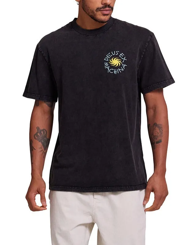 Custom Leisure Tee - Anthracite sold by Deus Ex Machina