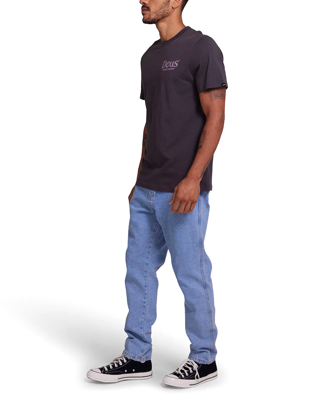 Metro Tee - Anthracite sold by Deus Ex Machina product image thumbnail 3