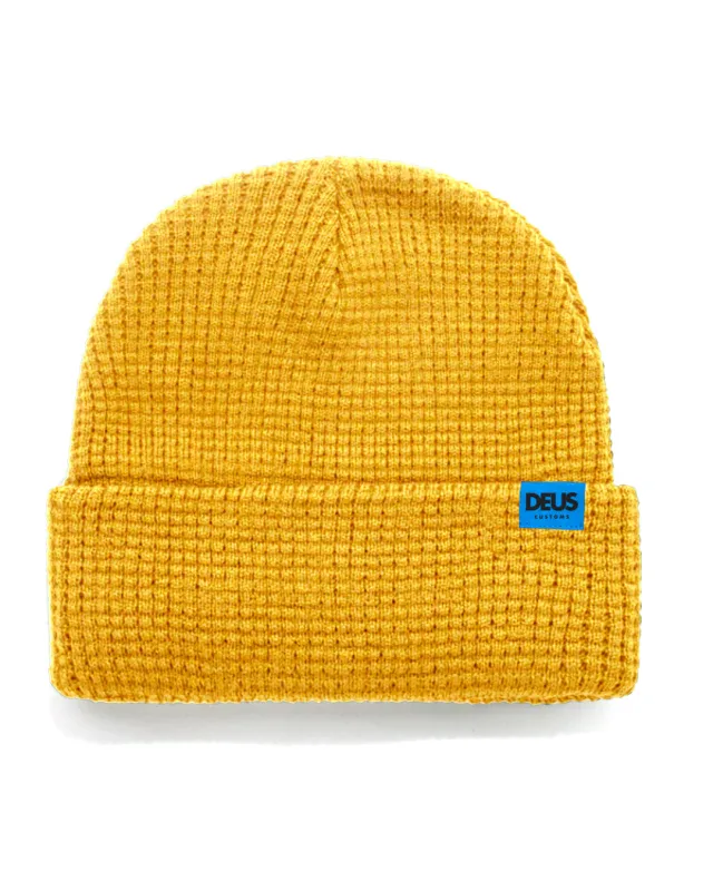 Flegler Beanie - Mimosa Gold sold by Deus Ex Machina