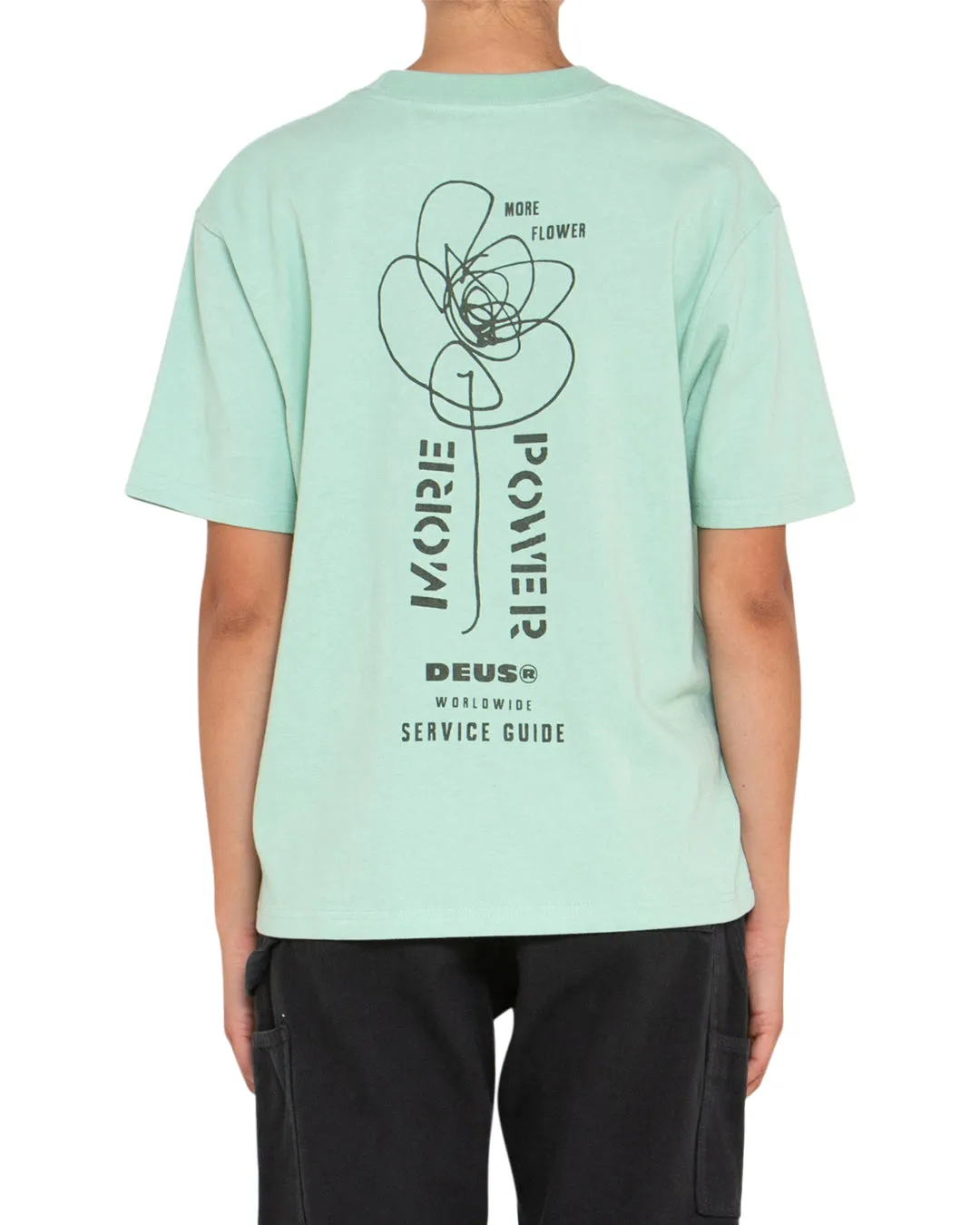 Power Tee - Granite Green sold by Deus Ex Machina product image thumbnail 2