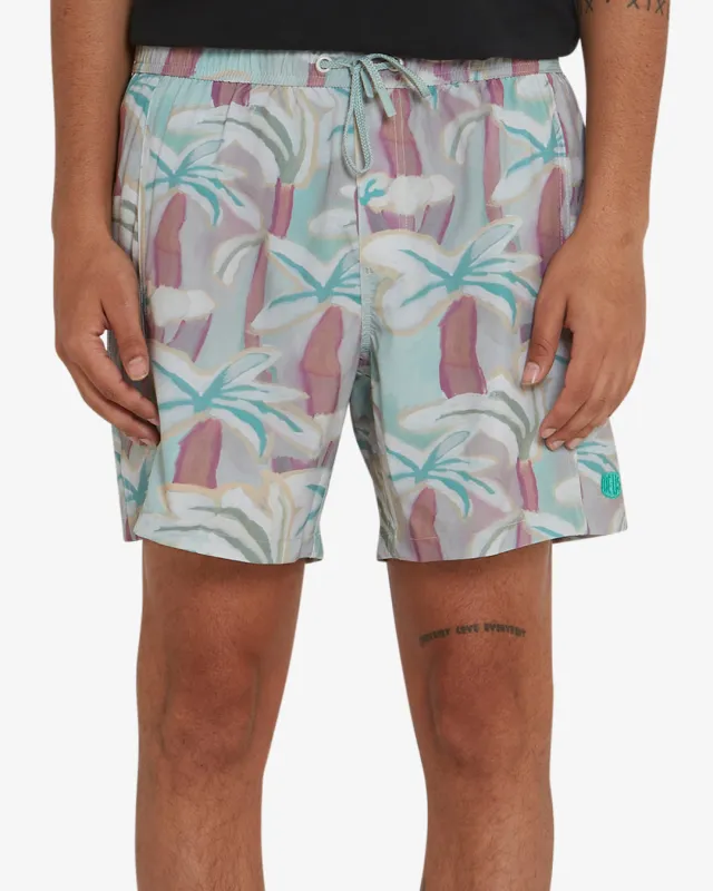 Palms Boardshort - Sea Foam made by Deus Ex Machina