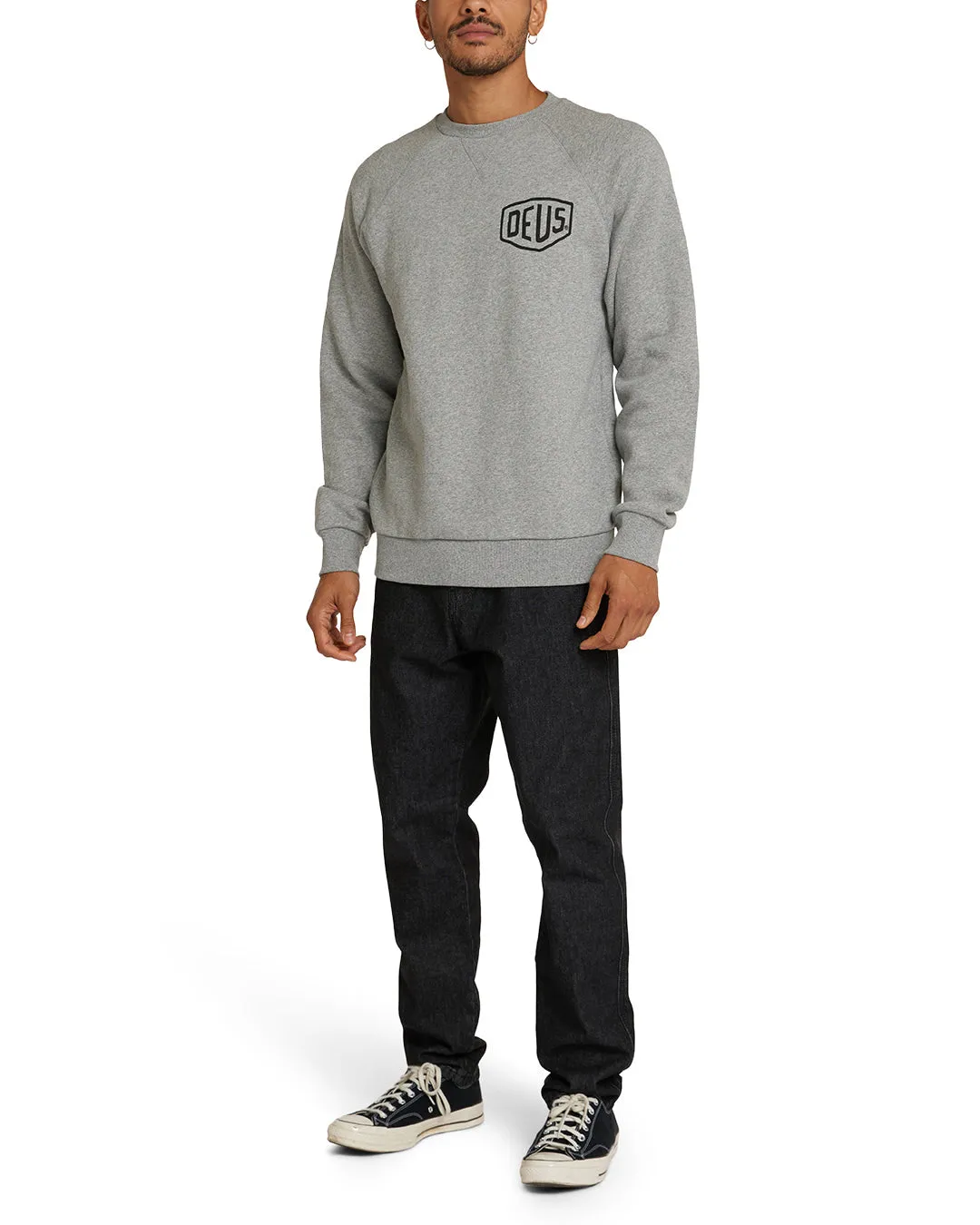 Camperdown Address Crew Grey Marle sold by Deus Ex Machina product image thumbnail 4