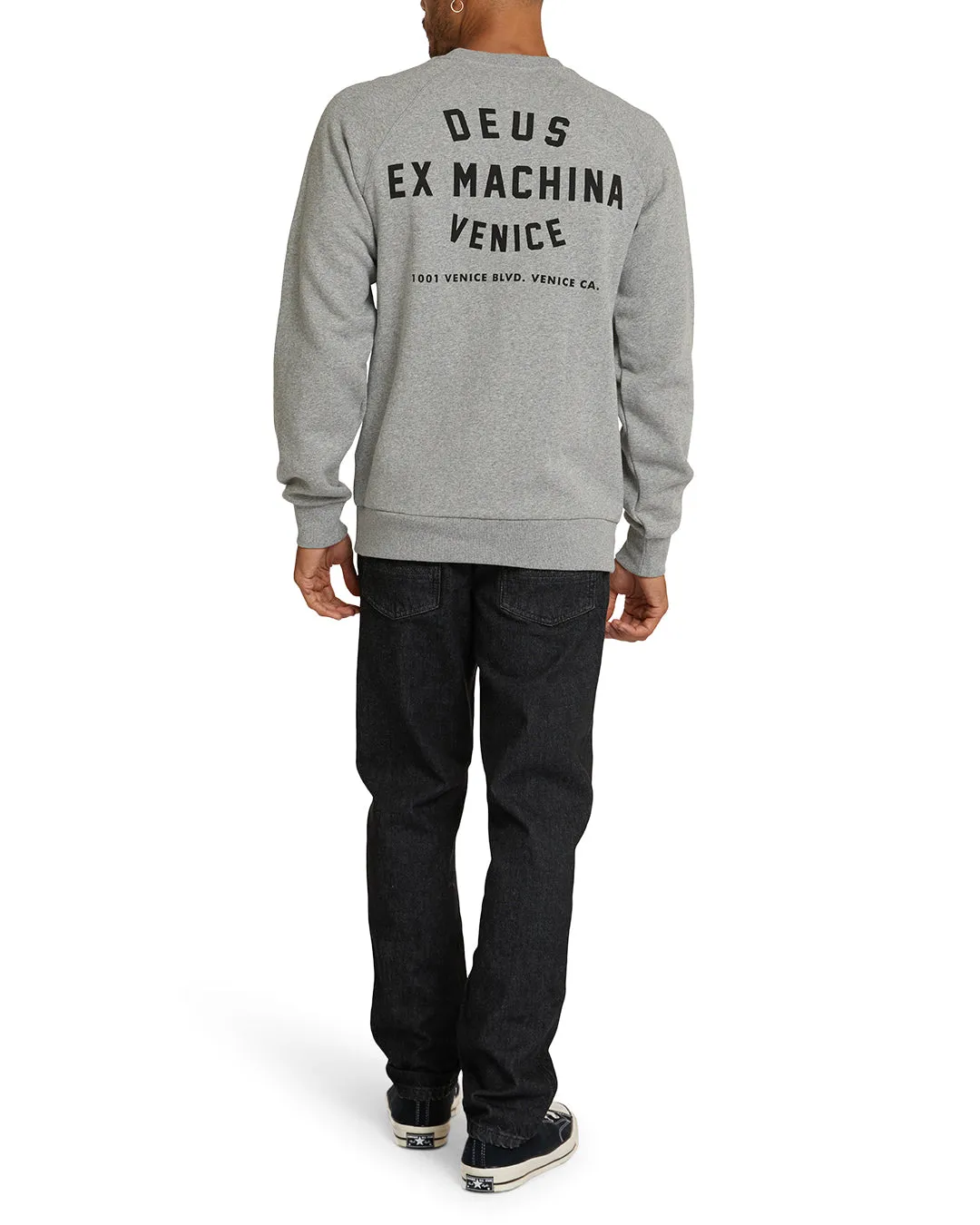 Camperdown Address Crew Grey Marle sold by Deus Ex Machina product image thumbnail 2