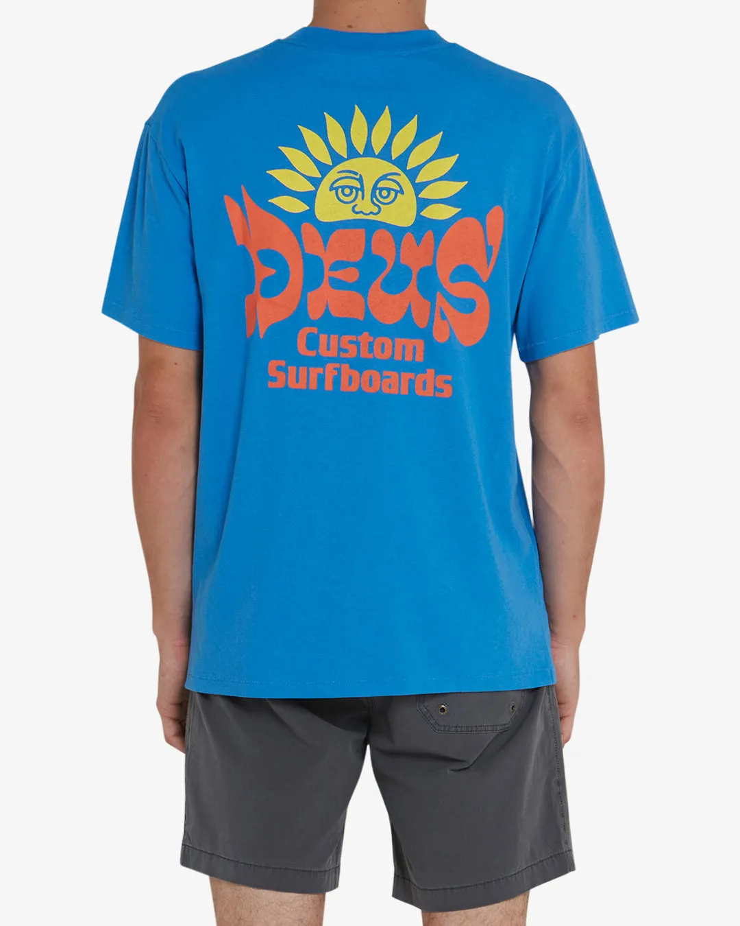 Sleeping Sun Tee - French Blue sold by Deus Ex Machina product image thumbnail 3