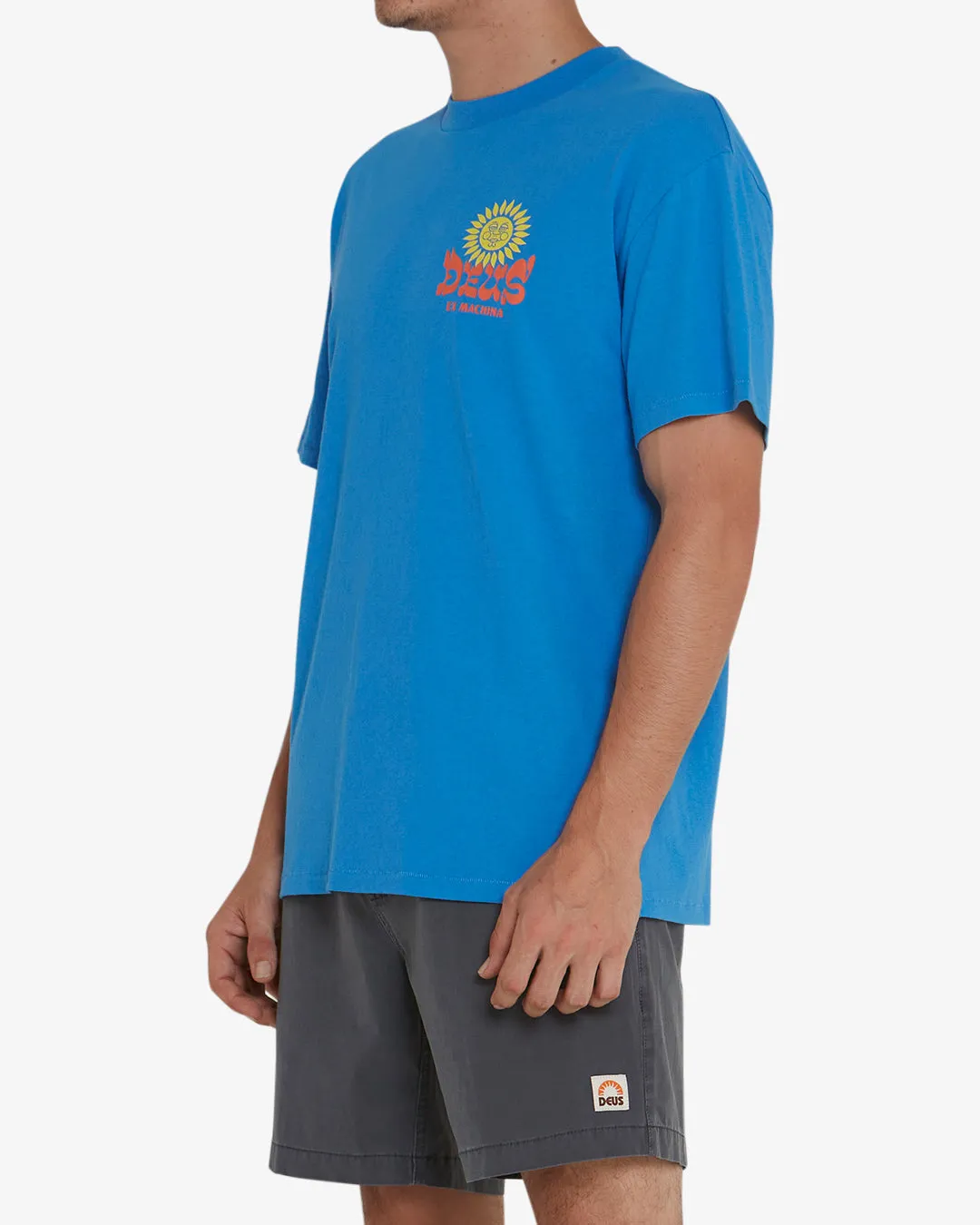 Sleeping Sun Tee - French Blue sold by Deus Ex Machina product image thumbnail 2