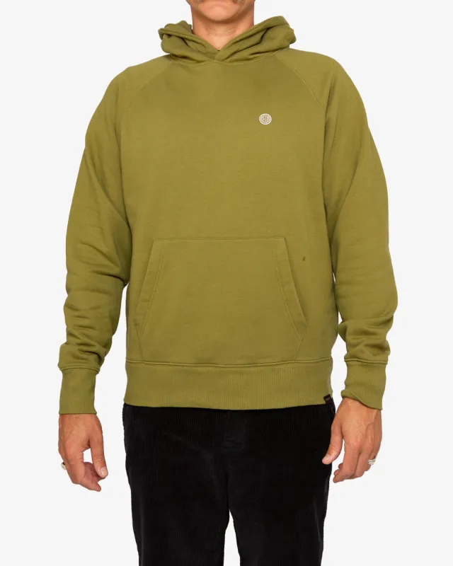 Felix Plain Hoodie - Olive Drab made by Deus Ex Machina