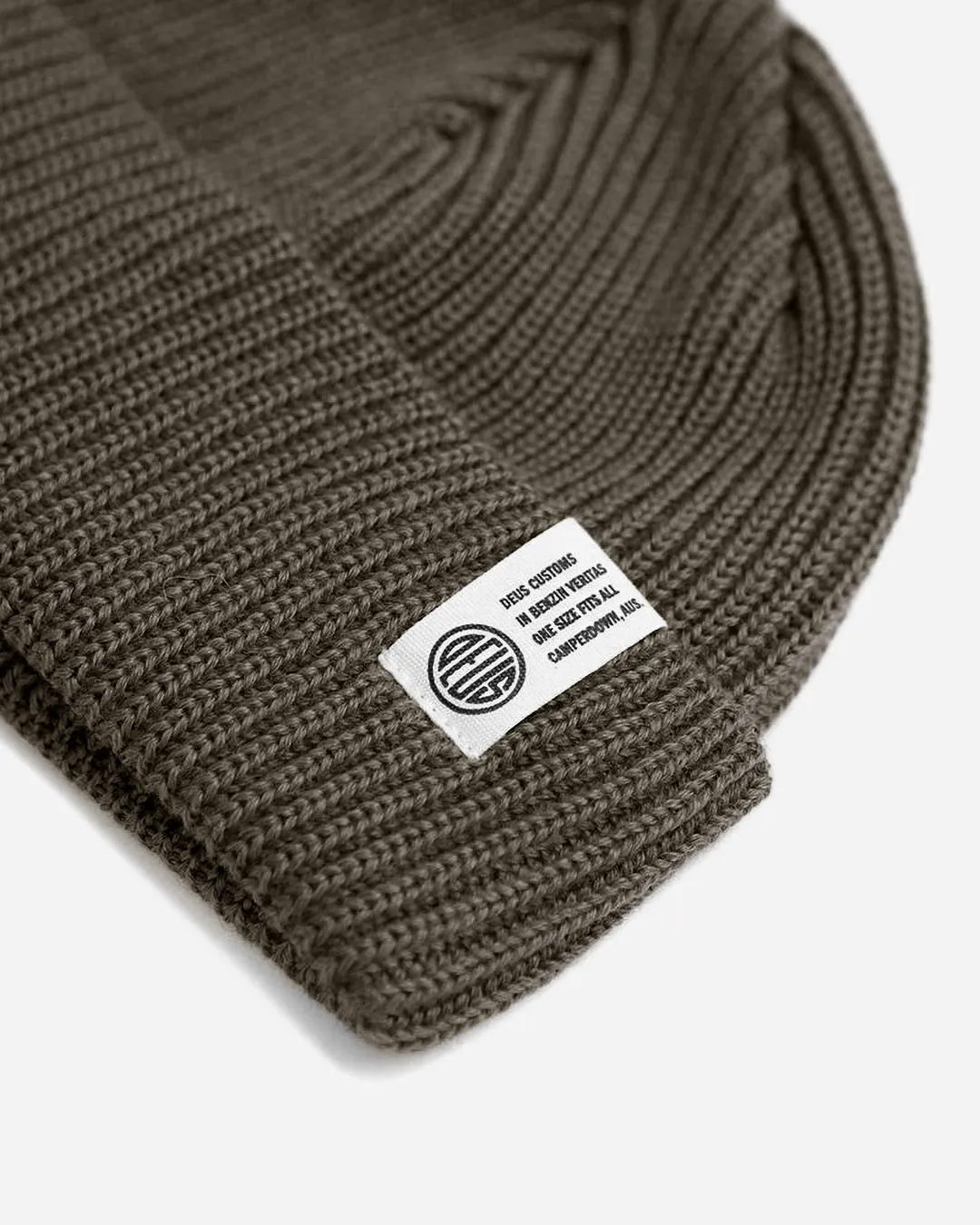 Oscar Beanie - Olive Drab sold by Deus Ex Machina product image thumbnail 2