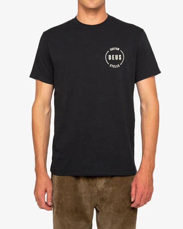 Turbulane Tee - Black sold by Deus Ex Machina