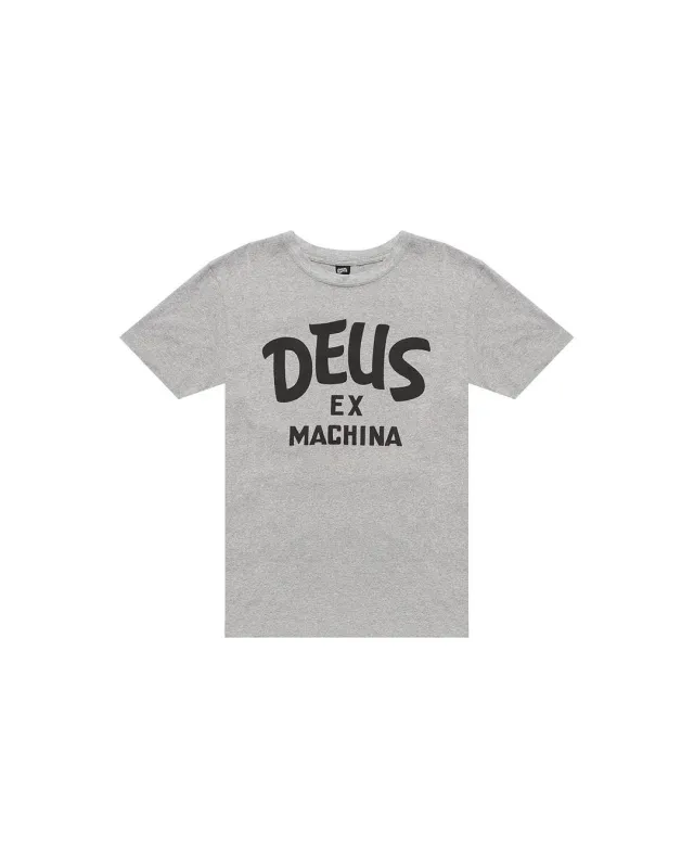 Curvy Tee - Grey Marle sold by Deus Ex Machina
