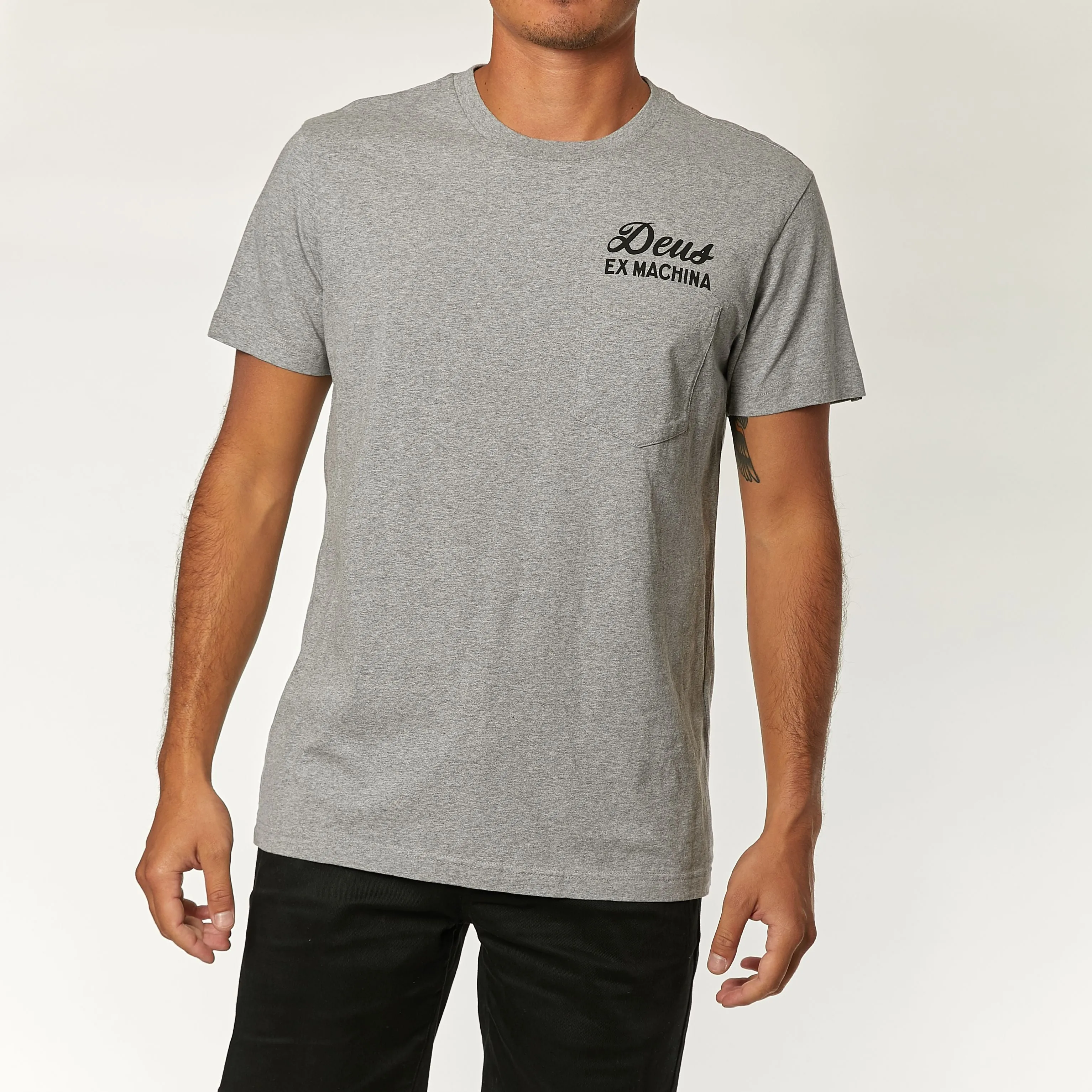 Venice Tee - Athletic Grey sold by Deus Ex Machina product image thumbnail 4