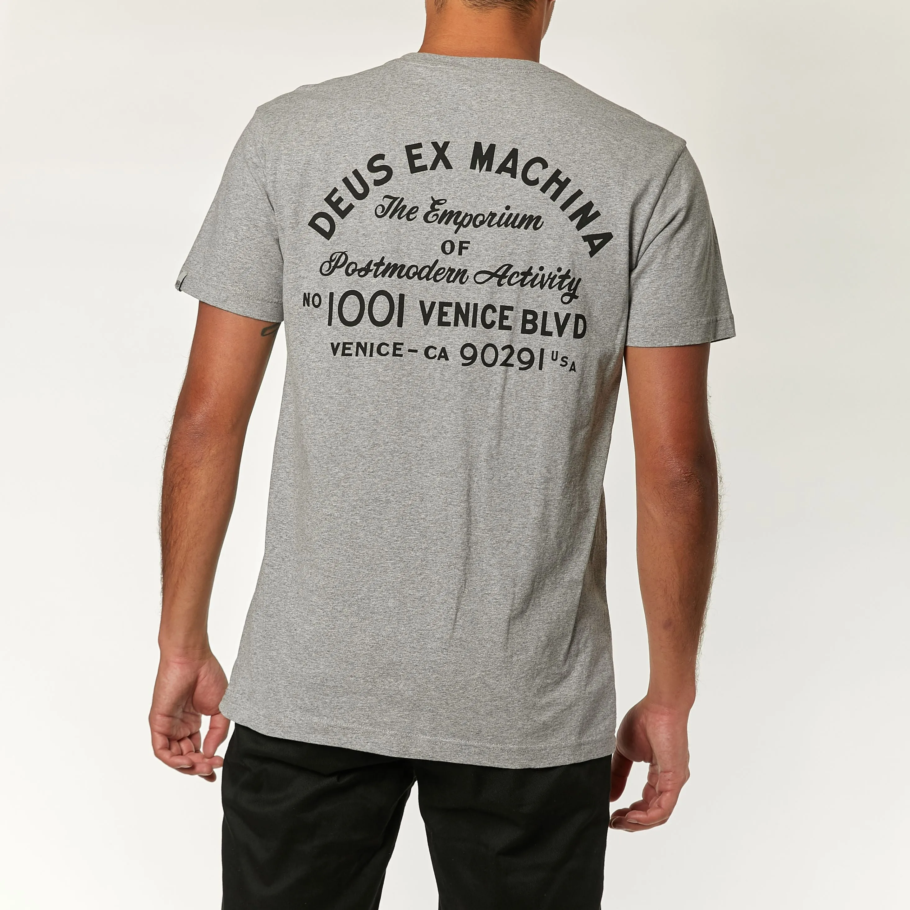 Venice Tee - Athletic Grey sold by Deus Ex Machina product image thumbnail 3