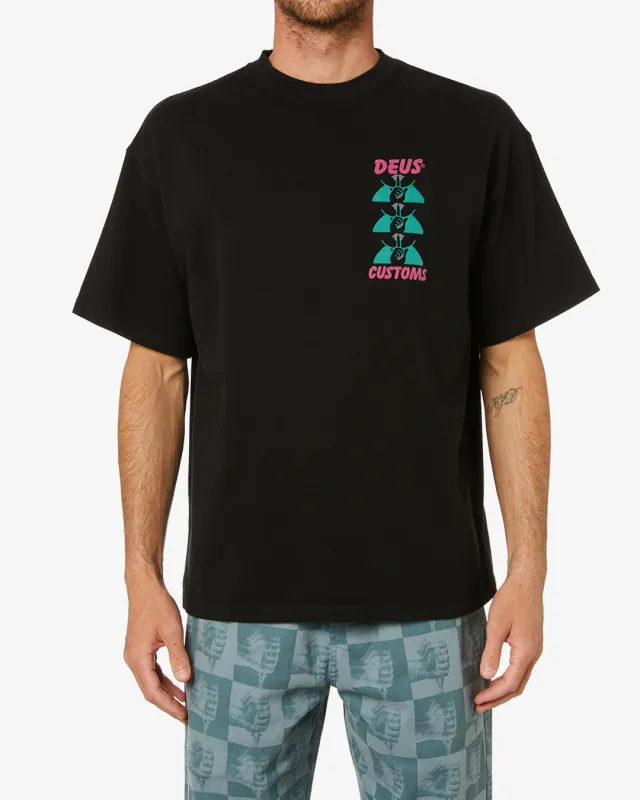 Posy Tee (Oversized Fit) - Phantom Black made by Deus Ex Machina