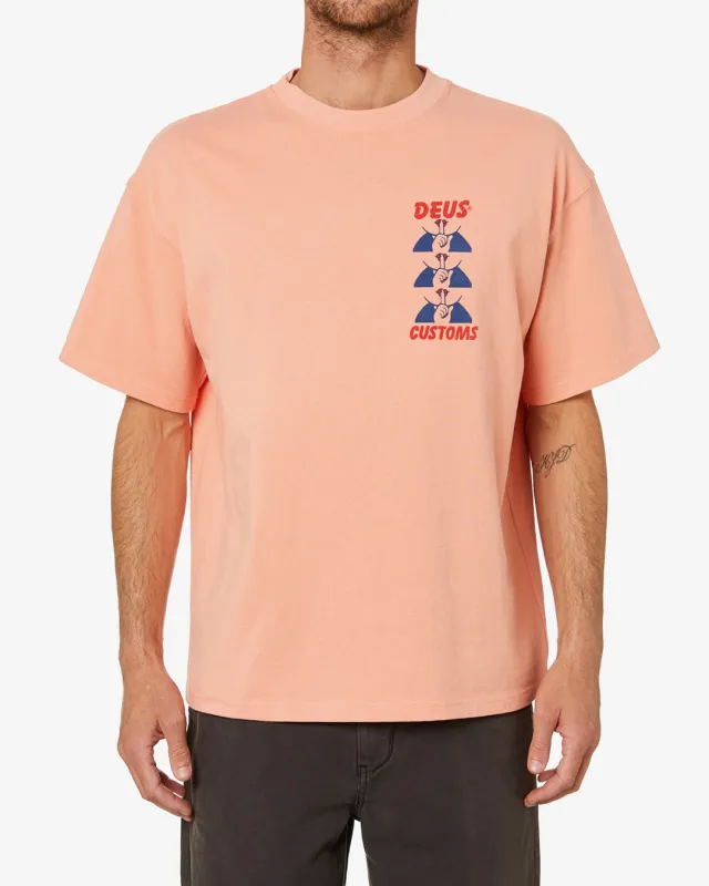 Posy Tee (Oversized Fit) - Sunkist Orange made by Deus Ex Machina