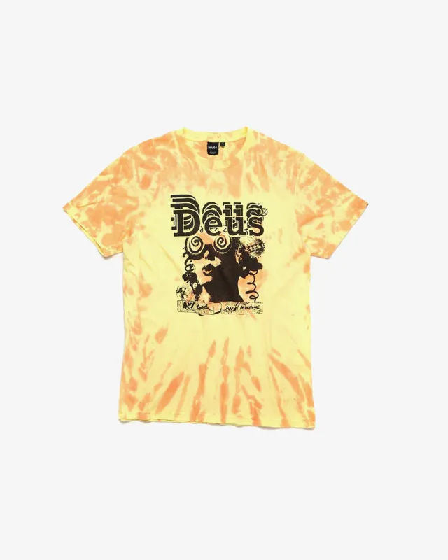 Jukebox Recycled Tie Dye Tee - Multi sold by Deus Ex Machina