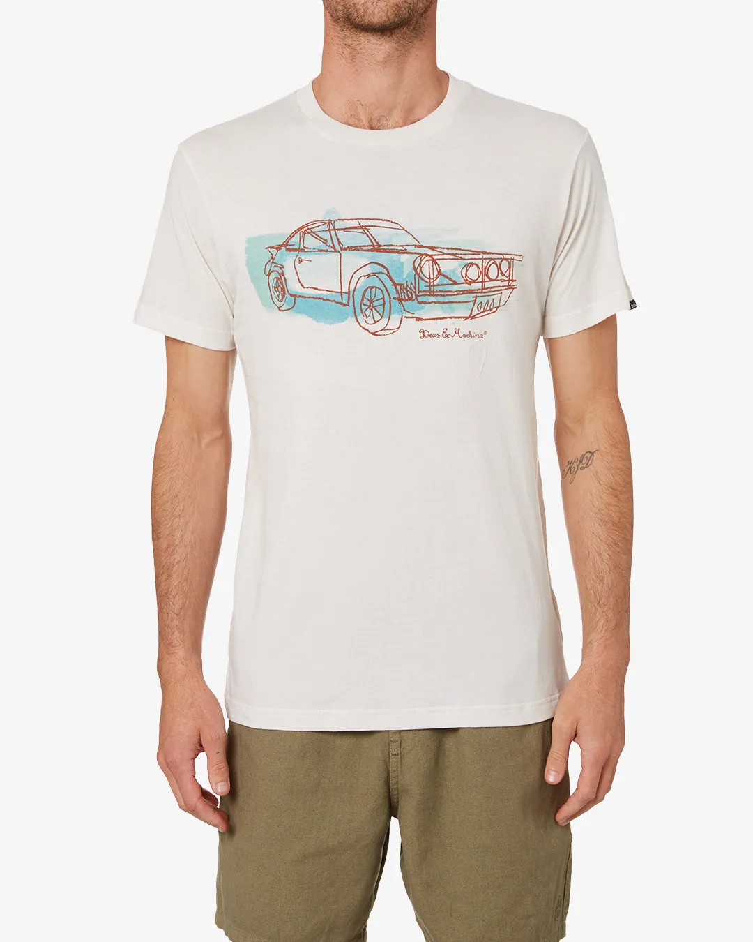 LongHood Tee - Vintage White sold by Deus Ex Machina