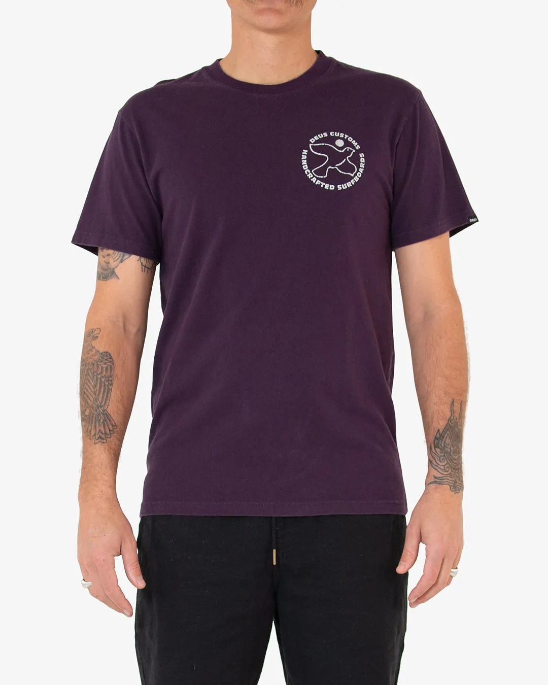 Crafted Tee (Regular Fit) - Night Shade sold by Deus Ex Machina