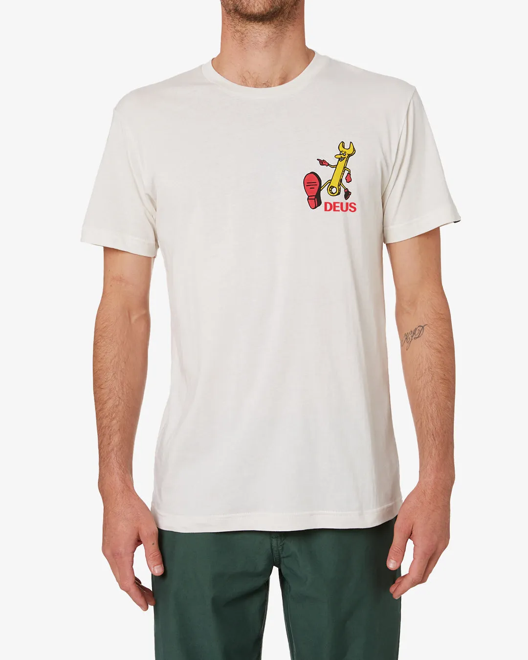 City Wide Tee (Regular Fit) - Vintage White sold by Deus Ex Machina